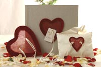 col coeur velour